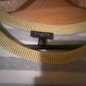 Talbots striped sweater